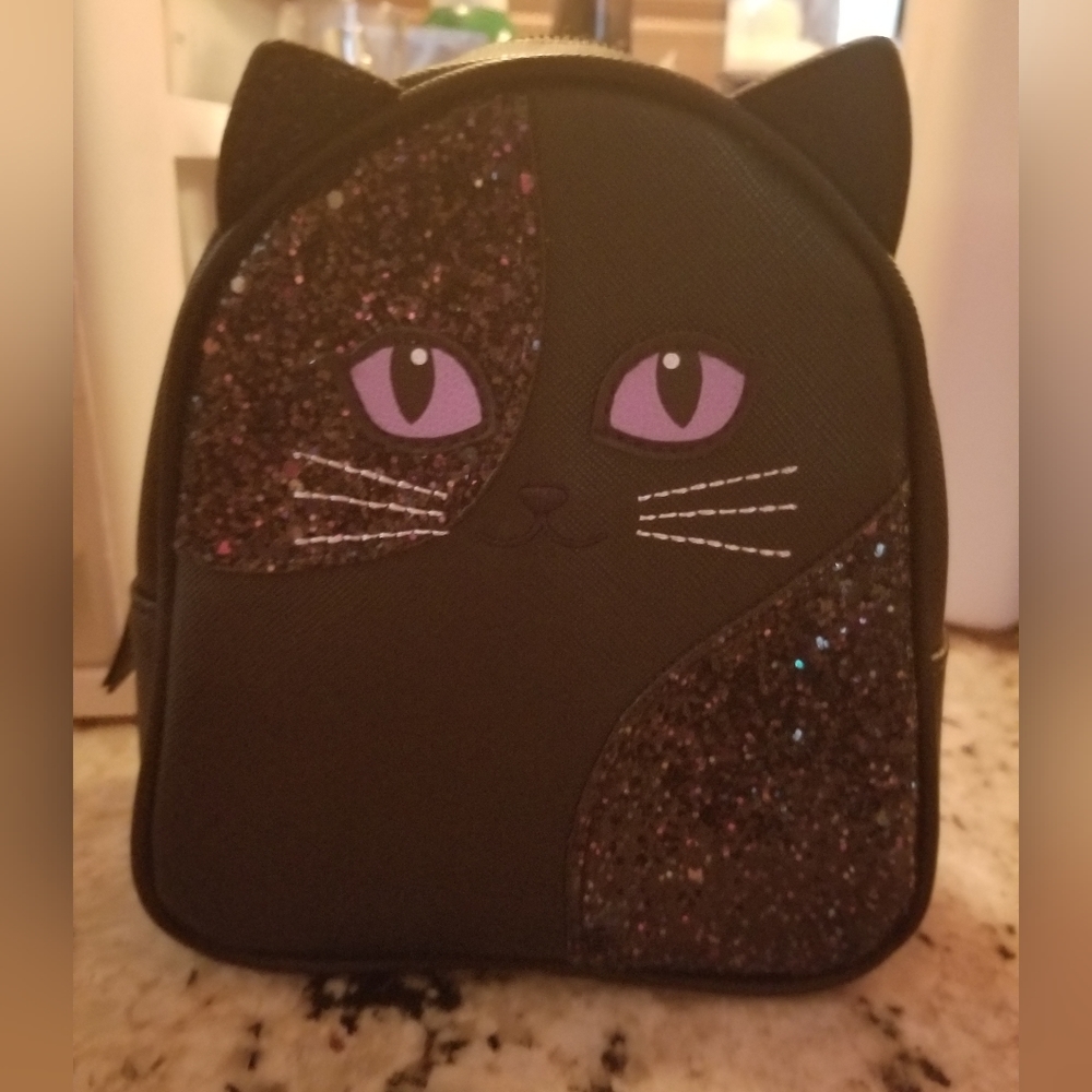 Bath & Body Works Halloween Black Cat Mini Backpack